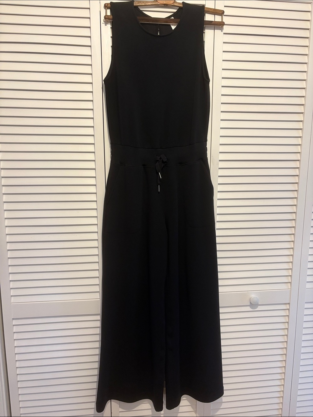 SPANX Airessentials Black Sleeveless Jumpsuit - SM Petite